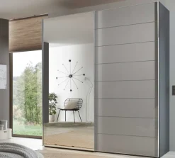 Staud Möbel GmbH & Co.KG Sonate Como Schwebetürenschrank mit Spiegel B167 cm