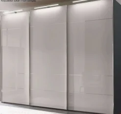 Staud Möbel GmbH & Co.KG Sonate Lucca Kleiderschrank Glasfront B280 cm Clearance