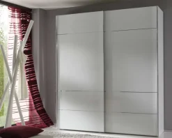 Staud Möbel GmbH & Co.KG Sonate Lucca Kleiderschrank Glastüren B188 cm Discount