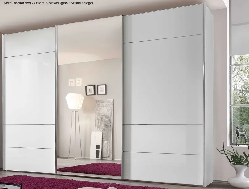 Staud Möbel GmbH & Co.KG Sonate Lucca Schiebeschrank mit Spiegel B280 cm Outlet