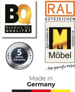Staud Möbel GmbH & Co.KG Sonate Lucca Schwebetürenschrank mit Spiegel 200 cm breit