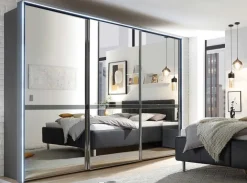 Staud Möbel GmbH & Co.KG Sonate Pesaro Kleiderschrank mit Glastüren B373 cm Best