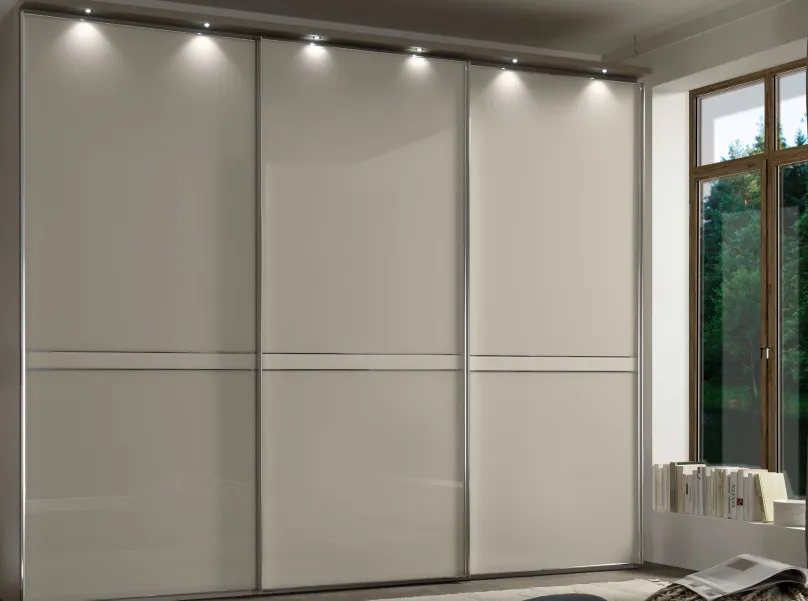 Staud Möbel GmbH & Co.KG Sonate Pesaro Kleiderschrank mit Glastüren B373 cm Best