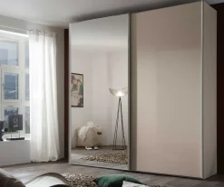 Staud Möbel GmbH & Co.KG Sonate Rom Kleiderschrank 200 cm breit mit Spiegel Discount
