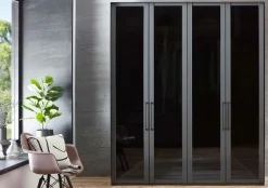 Wiemann Möbel Split Kleiderschrank Glas durchsichtig Hot