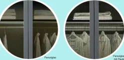 Wiemann Möbel Split Kleiderschrank Parsolglas
