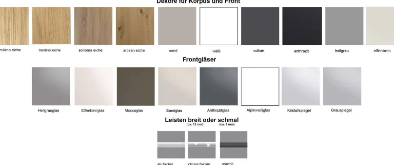Staud Möbel GmbH & Co.KG Staud Sinfonie Plus Kleiderschrank grau Sale