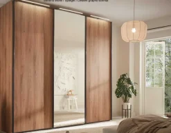Staud Möbel GmbH & Co.KG Staud Sinfonie Plus Kleiderschrank mit Spiegel Online
