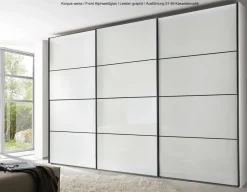Staud Möbel GmbH & Co.KG Staud Sinfonie Plus Schwebetürenschrank weiß Hot