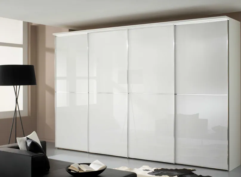 Staud Möbel GmbH & Co.KG Staud Sinfonie Plus weisser Schwebetürenschrank Online