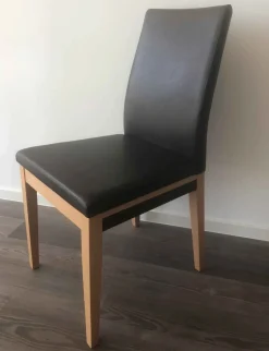 Standard Furniture Stuhl Kunstleder braun Hot