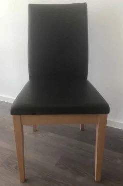 Standard Furniture Stuhl Kunstleder braun Hot