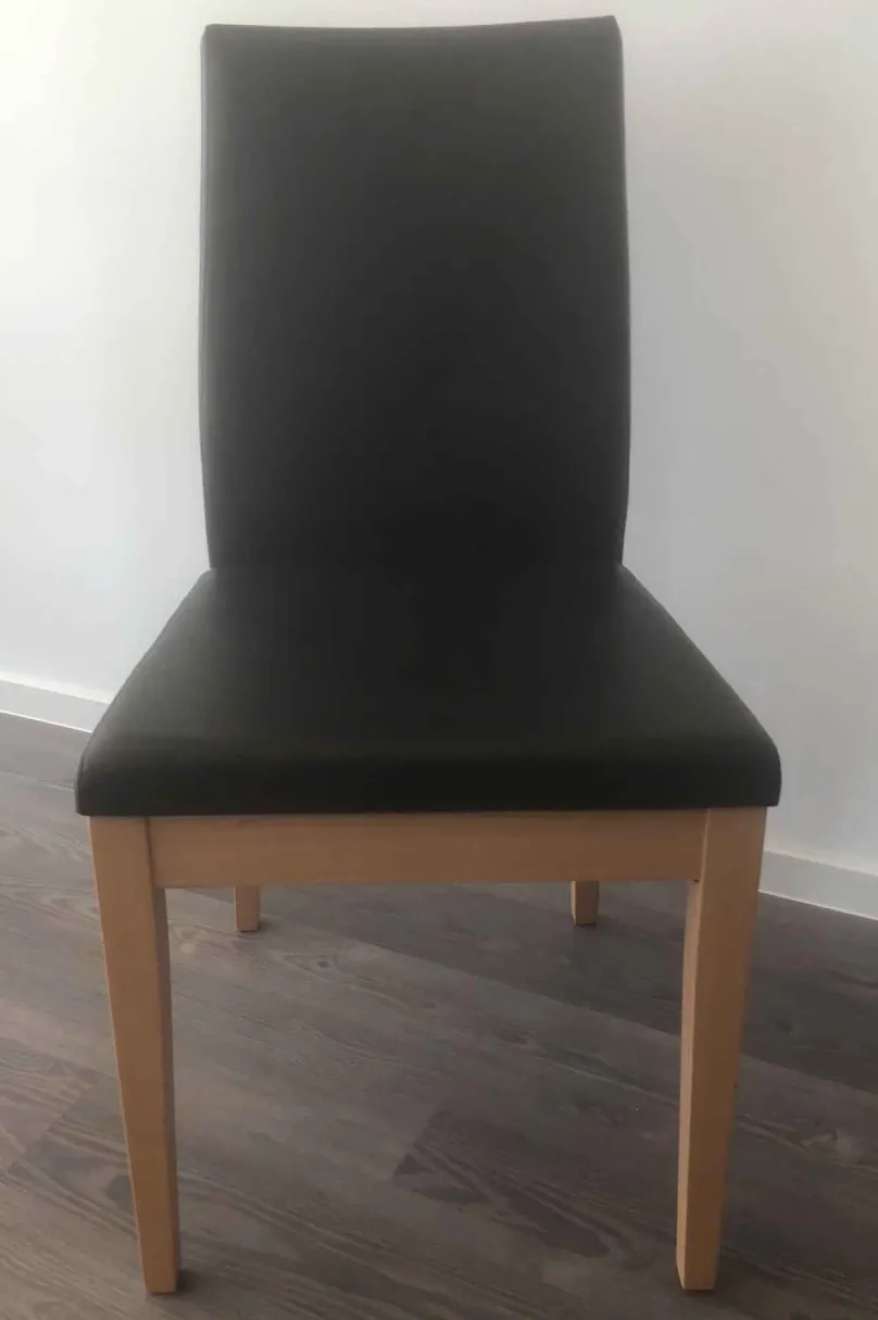 Standard Furniture Stuhl Kunstleder braun Hot