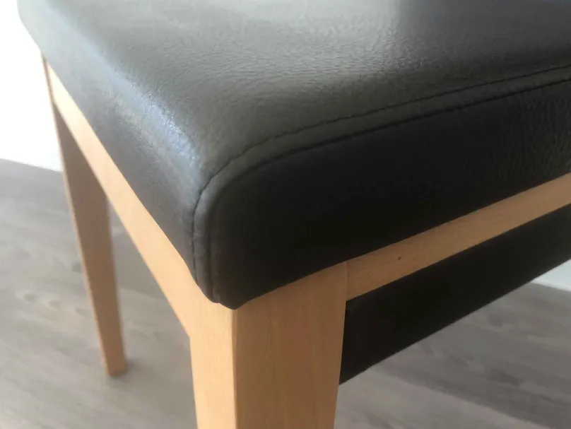 Standard Furniture Stuhl Kunstleder braun Hot