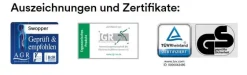 Aeris Swopper mit Rollen grau New