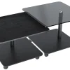 Akante Thales Tisch mit Rollen 60x60 Clearance