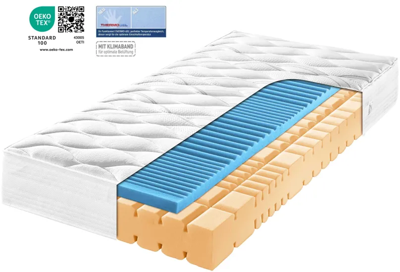 f.a.n. frankenstolz Schlafkomfort Thermogel Plus KS Gelschaummatratze Hot