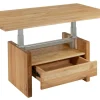 Ideal Möbel Thorsten Couchtisch höhenverstellbar mit Stauraum Clearance