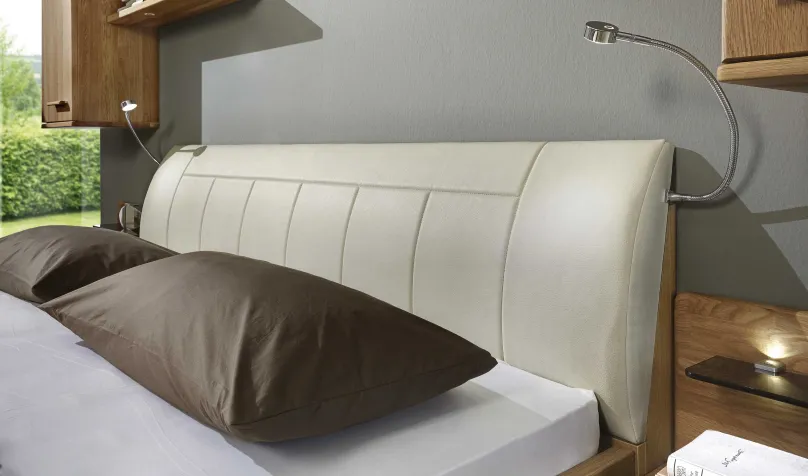 Wiemann Möbel Toledo Bett mit Polsterkopfteil New
