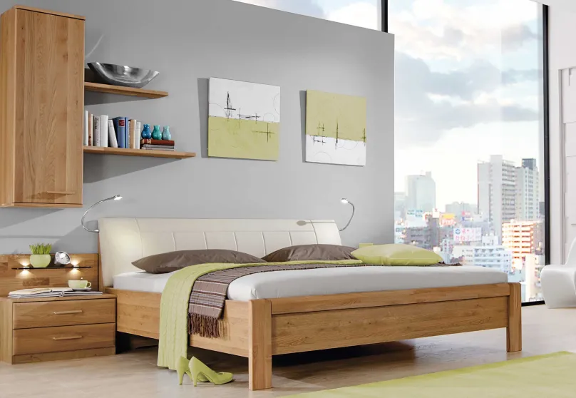 Wiemann Möbel Toledo Bett mit Polsterkopfteil New