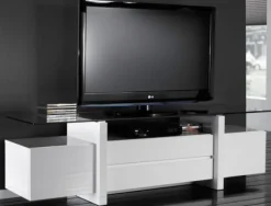 Zijlstra B.V. TV Lowboard weiß Hochglanz Outlet