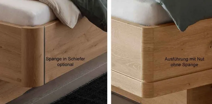 Wiemann Möbel Vancouver Bett eiche Outlet