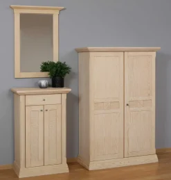 Effedue s.r.l. Vienna Landhaus Garderobe Set Pinie massiv in 4 Farben Clearance