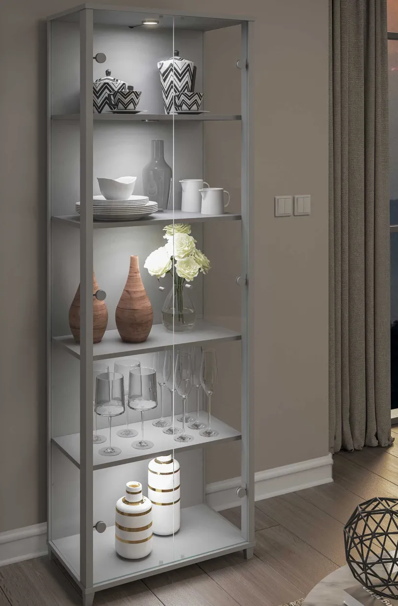 mkpreis Vitrinenschrank mit Beleuchtung Online
