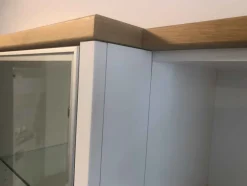 Wehrsdorfer Vitrinenschrank weiß Discount
