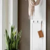 Larix Vivera Garderobenpaneel weiß Landhaus Clearance