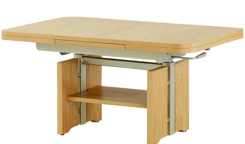 Vierhaus Vertrieb GmbH & Co. KG 2216 Wohnzimmertisch höhenverstellbar und ausziehbar New